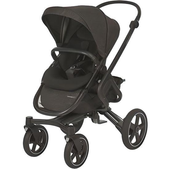 Bebe Confort Poussette Nova 4 Roues Tout Terrain Ultra Confortable Des La Naissance Nomad Black Cdiscount Puericulture Eveil Bebe