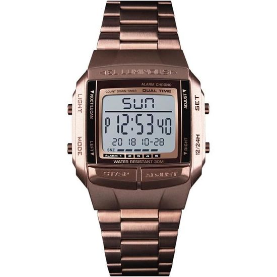 Montre De Suivi D'activité Numérique, Résistante à L'eau Et Non