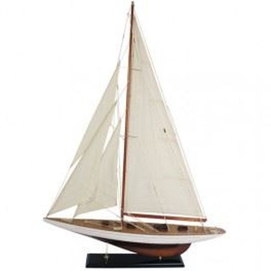 Maquette De Voilier En Bois – Style Antique – 71 X 74 Cm – Aubaho