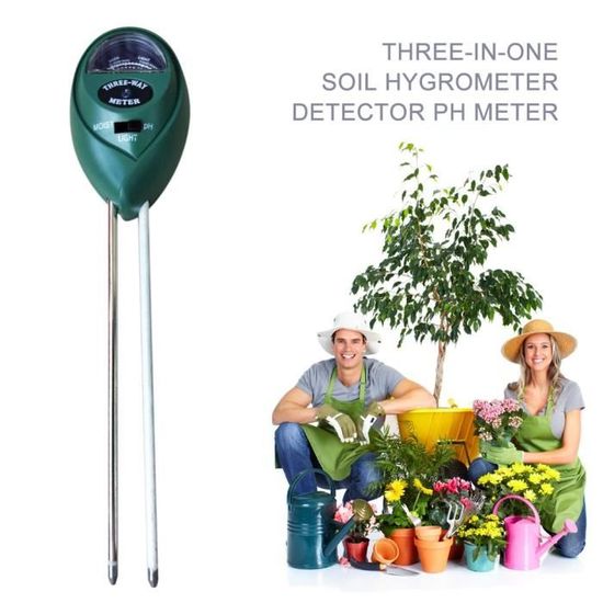 Testeur de Sol 4 en 1 Soil Tester PH-mètre, température, hygromètre pour  Jardin Ferme Pelouse Intérieur en Plein Air Plante Fleur - Cdiscount  Bricolage