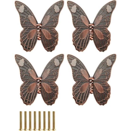 Lot De 4 Poignées De Tiroir Style Provincial - Argent Vieilli, Centre 10,2 Cm PW1619OS102