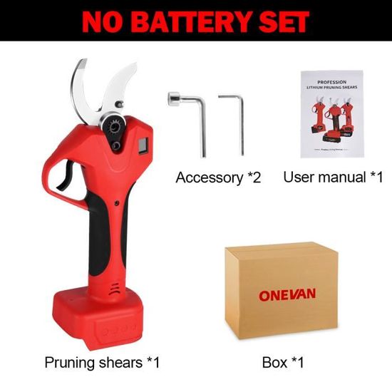 Sécateur Électrique Sans Fil 50mm Avec Perche Télescopique