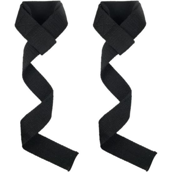 Sangles De Levage Jungle WOD - Pour Haltérophilie, Powerlifting, CrossFit - Améliorent La Prise - Design "Beast Mode" - Réglables