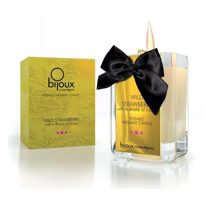 BIJOUX INDISCRETS Bougie de Massage Fraise Sauvage