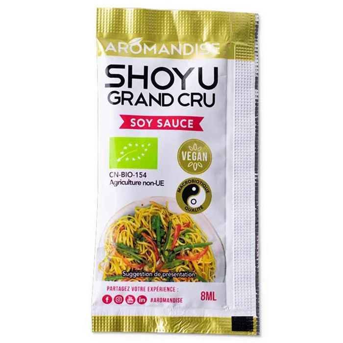 Sauce Soja Bio Shoyu grand cru - sachet 8 ml