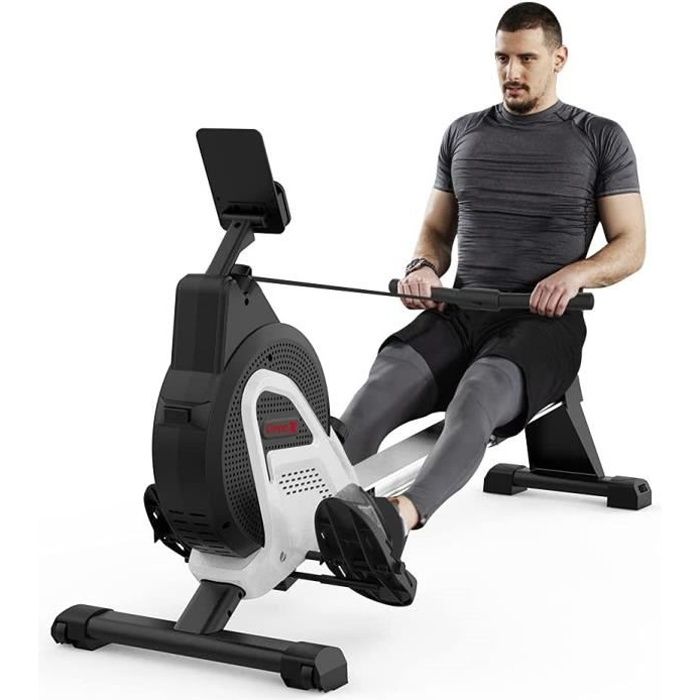 Rameur d'Appartement Mag-Clipper RS - Résistance magnétique - 16 Niveaux de Résistance - Tirage Central - Masse d'Inertie 6kg