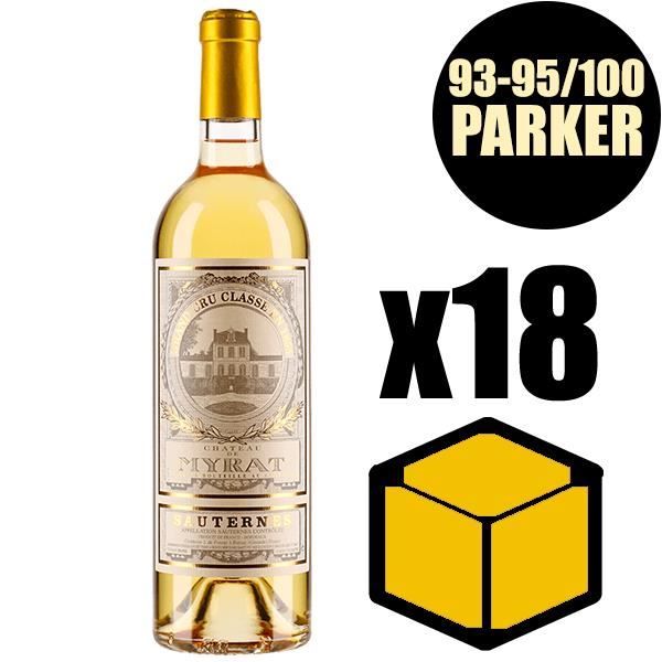 X18 Château de Myrat 2013 75 cl AOC Sauternes 2ème Cru Classé Vin Blanc Vin Liquoreux