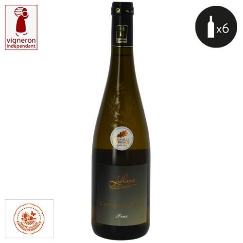 6 bouteilles - Vin blanc - Tranquille - Domaine Leblanc - Les Closserons Doux Coteaux du Layon Blanc 2019 6x75cl