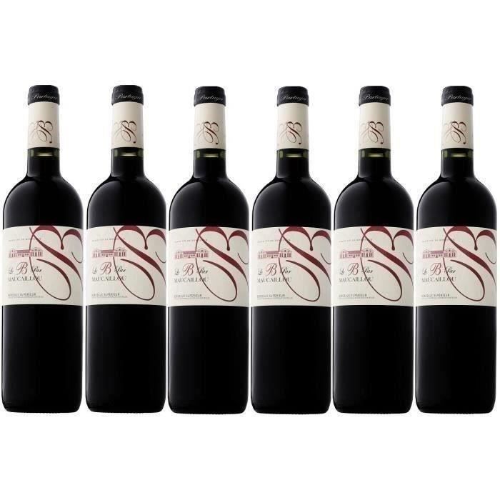 B par Maucaillou 2017 Bordeaux Supérieur AOC Rouge 6x75cl