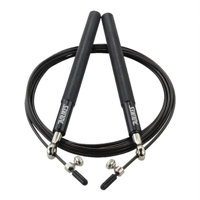 PEJ Corde à sauter 3m vitesse câble en acier réglable exercice de fitness Crossfit Boxing_HW * 2886