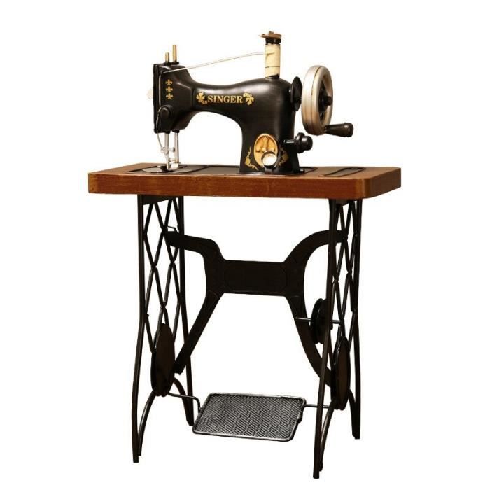 Vintage fer Machine à coudre modèle vêtements boutique fenêtre ornements ancien objet décoration artisanat créatif