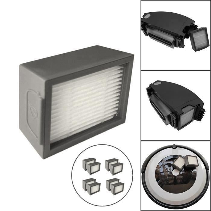 8PC Replacementr HEPA filte pour iRobot Roomba + Core i7 Core i7 - Core i7 plus vide E5 E6 T08216