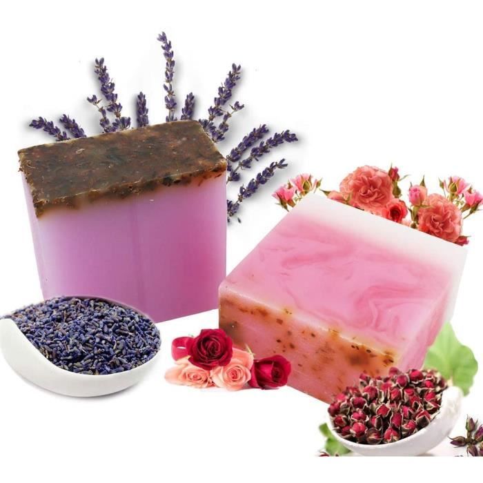 NETTOYAGE DU VISAGE Rose et Lavande Savon Naturel Bio Savons Anti acneacute cicatrices de points noirs et drsquoacneacute savon290
