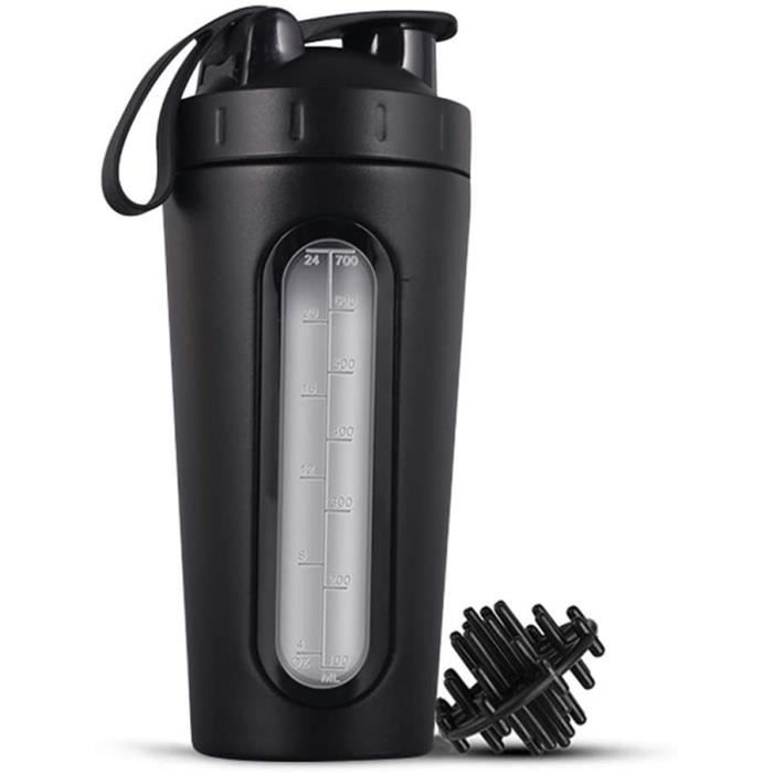 Compléments pour amaigrissement et perte de poids WINBST Protéine Shaker 700 ML pour diète protéinée Protéine Bouteille 678823