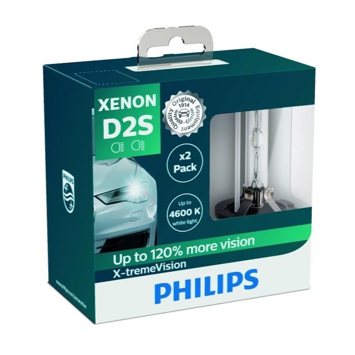 Philips 85122XVS2 Ampoule Xénon X-tremeVision D2S, Set de 2