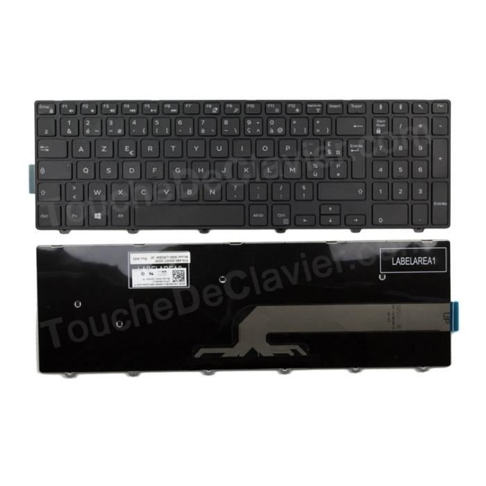 Clavier Dell Inspiron 5542 / 5543 / 5547 / 15-3000 / 3542 Français Azerty