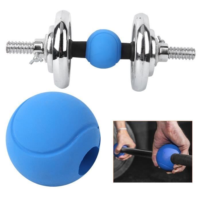 Silicone Barre ronde Poignées Barre Haltère Adaptateur Boules Enveloppement à la Main (Barbell Grips )-HEN