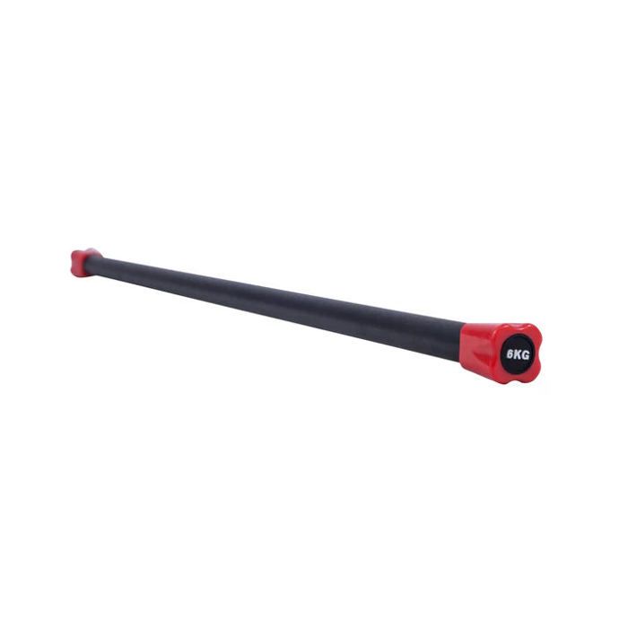 Gorilla Sports - Barre d´aerobic longue de 120cm disponible de 1kg à 10kg - 6 KG