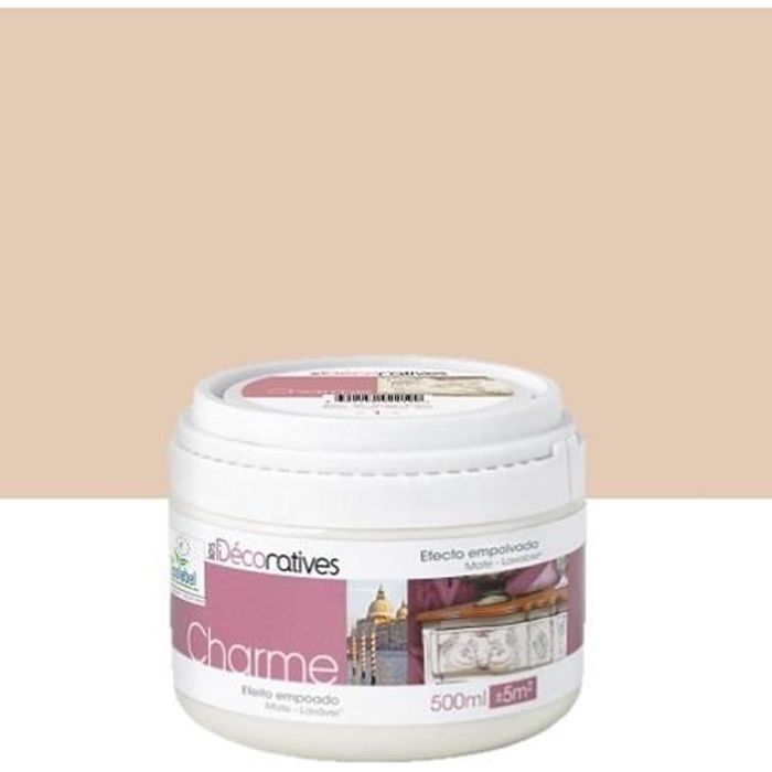 Peinture Charme, effet Poudré 500ml. Les Décora…