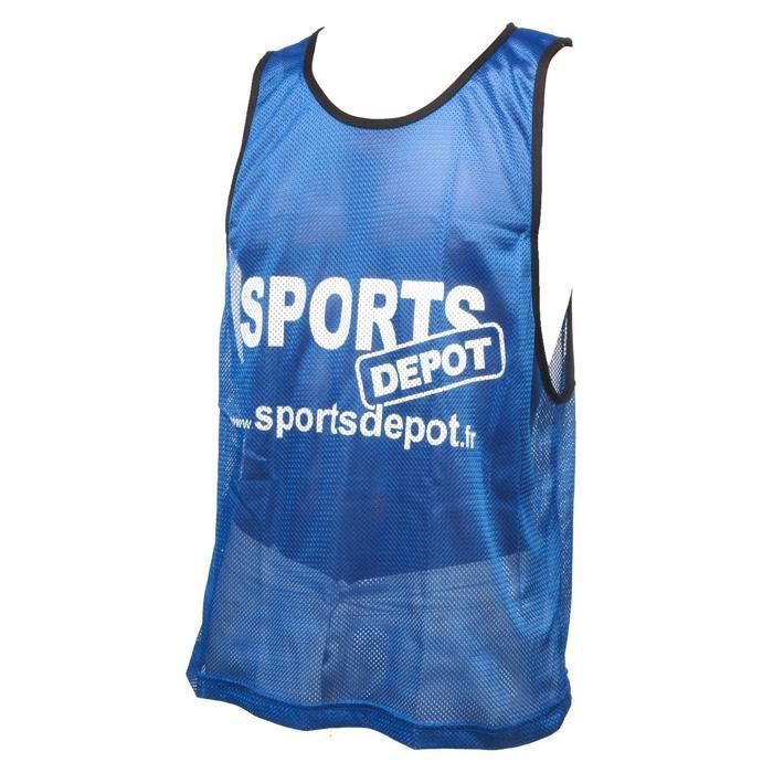 Chasuble débardeur Sportdepot bleu chasuble