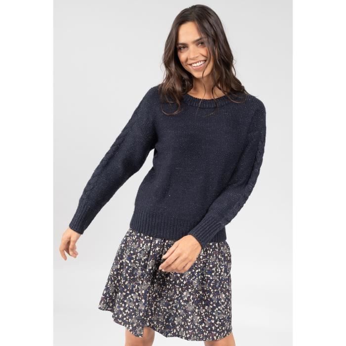 Pull femme Deeluxe angelle - bleu marine - S