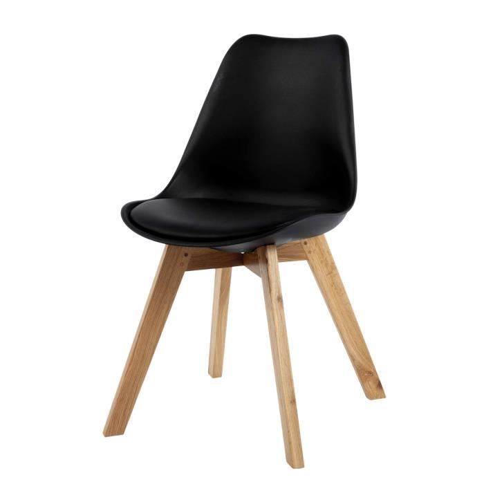 Chaise design scandinave noire Norway