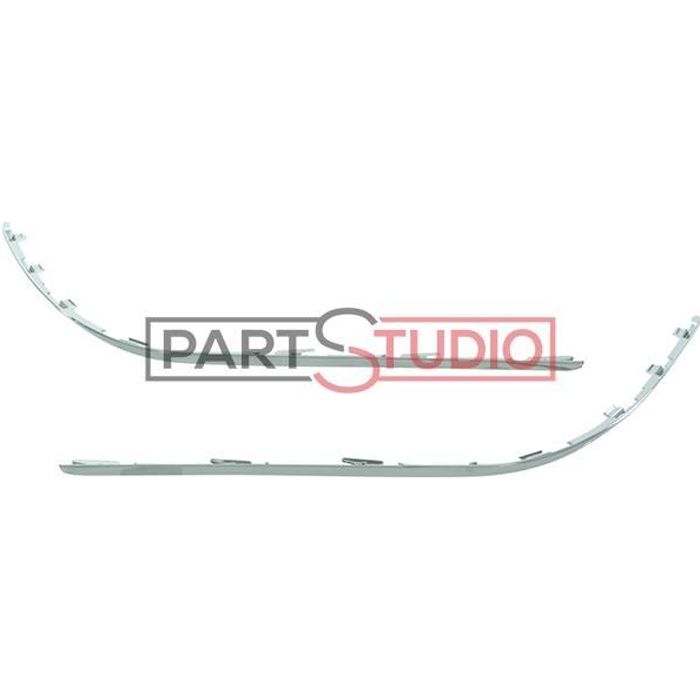 Set de joncs chromés pare chocs arrière PEUGEOT 407 09/08 => 4 portes = 7452WA