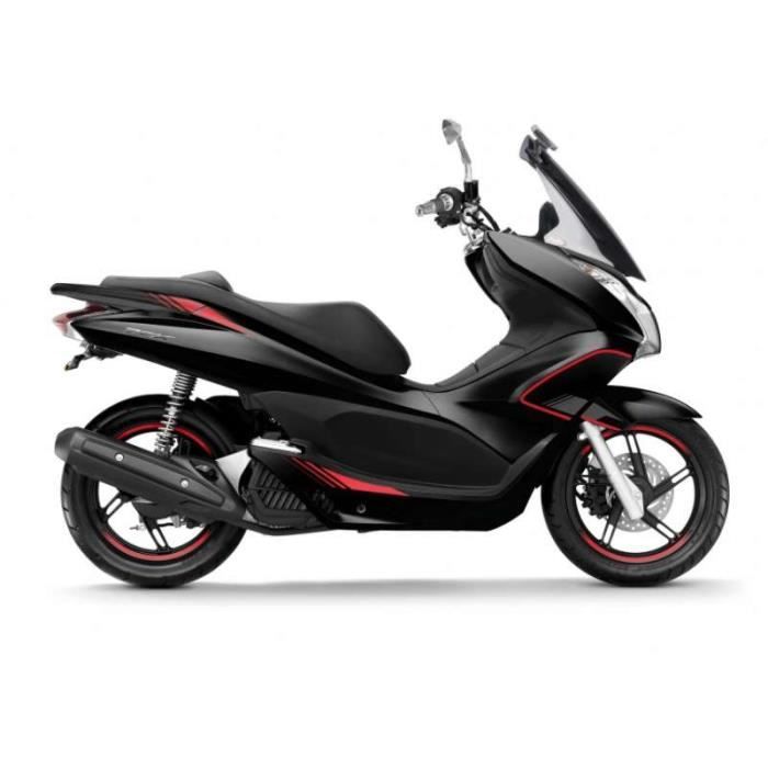 Kit déco Puig (6553N) noir/rouge Honda PCX 125