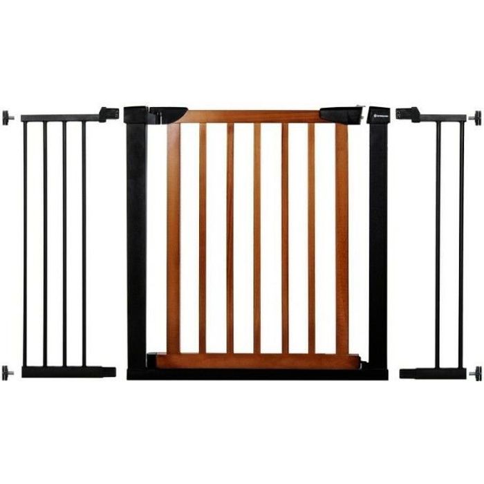 SPRINGOS® Barrière de Sécurité Bébé, Enfant pour Escaliers, Portes 75-124 cm