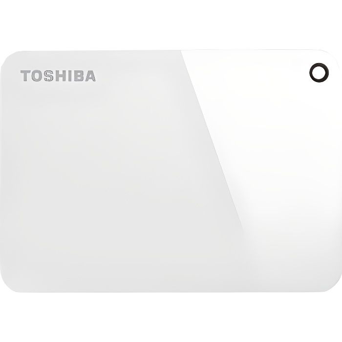 Toshiba HDTC910EW3AA Disque Dur Externe Portable 2,5- 1 to USB 3.0 Blanc