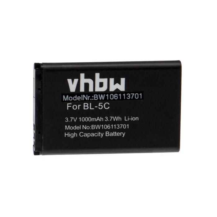 vhbw Li-Ion batterie 1000mAh pour téléphone portable NGM Boris, Clio, Dandy, Joy, Maxx, Oscar, Oscar Flip, Oscar V2, Play