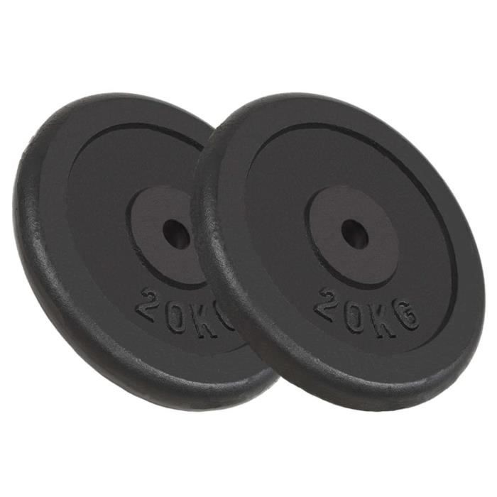 Plaque de poids 2 pcs 40 kg
