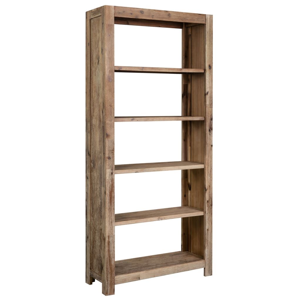 vidaXL Bibliothèque 80x30x170 cm Bois d'acacia massif