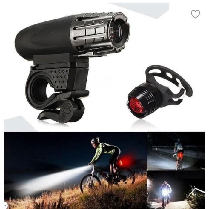 Lumière de vélo - VGEBY - Phare USB Rechargeable - Batterie lithium