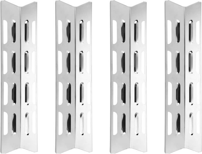 Lot De 4 Brûleurs + 4 Diffuseurs Pour Barbecue Richelieu, D’Artagnan, Rochefort - Pièces D'Origine
