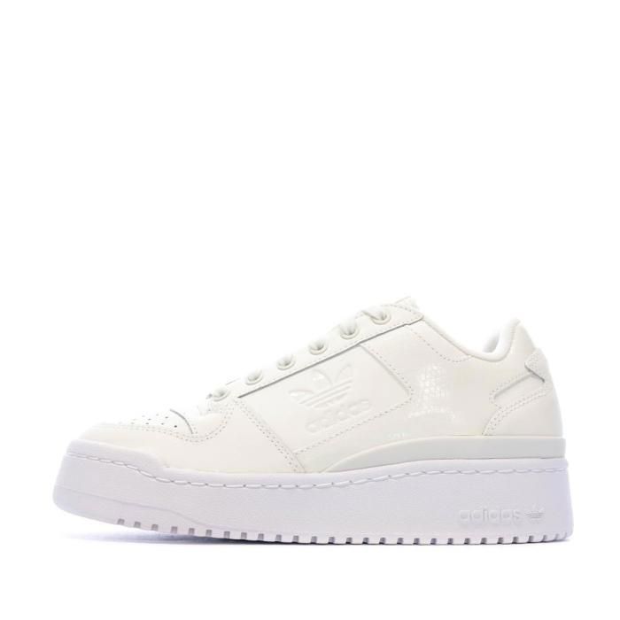 Adidas Baskets Ecru Femme Adidas Forum Bold