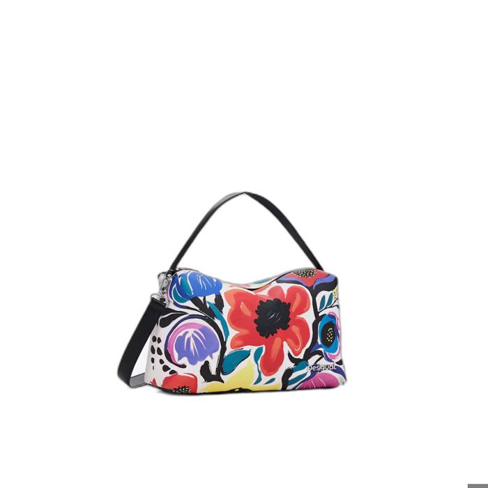 Sac à Main Desigual Lyra Bergamo Motif Tutti Fruti Floral - 100% Polyuréthane, Neuf Avec étiquettes