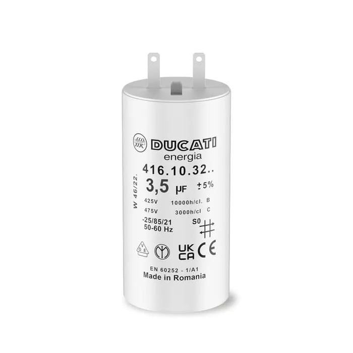 Condensateur permanent 6.3 µF 450V à câble