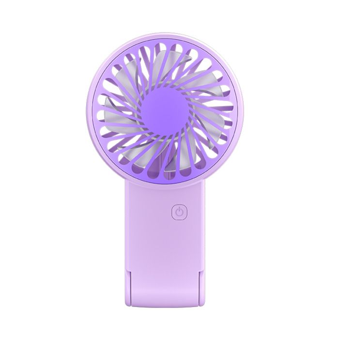 Ventilateur de voyage - COMPUTING - Pliable - Rechargeable - 3 vitesses - Rose