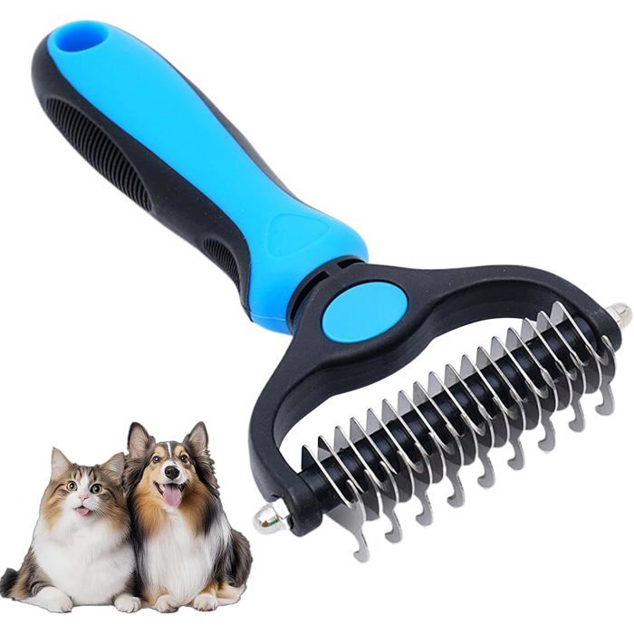 Brosse À Sous Poil Pour Chiens Et Chats À Poils Moyens À Longs Accessoire Pour Sous Poil Élimine Les Poils Morts Et Les Feutrages