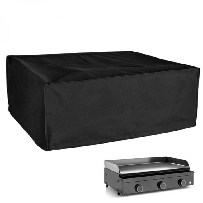 Housse bâche de protection pour plancha imperméable anti UV 60 x 50 x 25 cm Noir