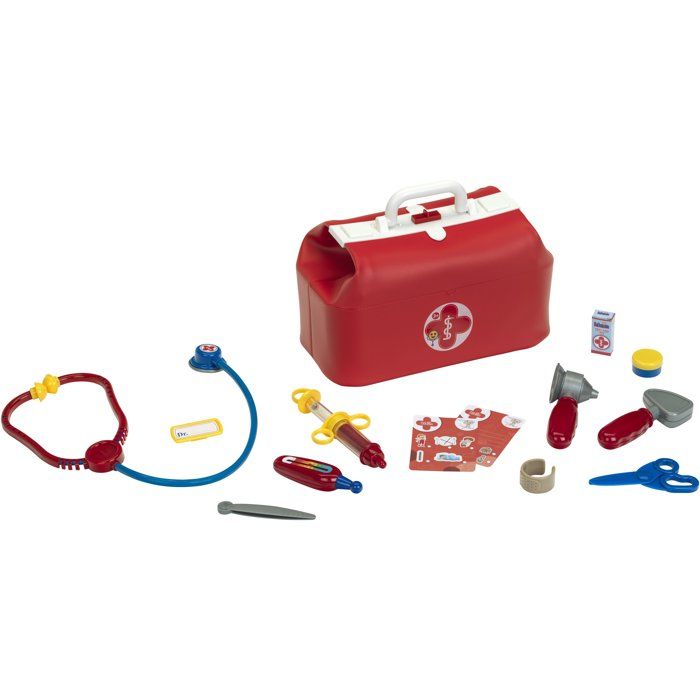 Trousse docteur garnie - KLEIN - 4647 - Nombreux accessoires - Plastique souple - Jouet dimitation - Dès 3 ans