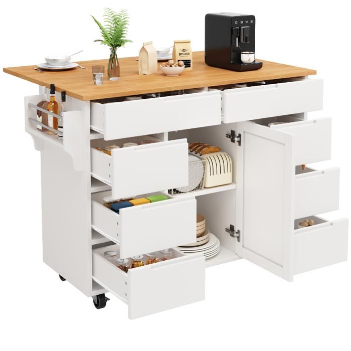 Giantex chariot de cuisine desserte de service à roulettes meuble de rangement en mdf 3 niveaux (café Giantex chariot de cuisine desserte de service à roulettes meuble de rangement en mdf 3 niveaux (café