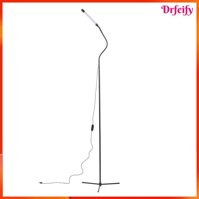 Lampadaire - AKOZON - Réglable LED - 10W USB rechargeable - Teinte et intensité réglables - Hauteur 158 cm