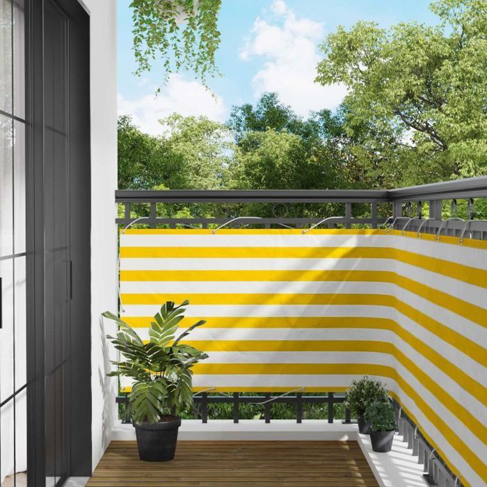 vidaXL Écran de balcon et 100 x 400 cm Tissu Oxford - vue 3