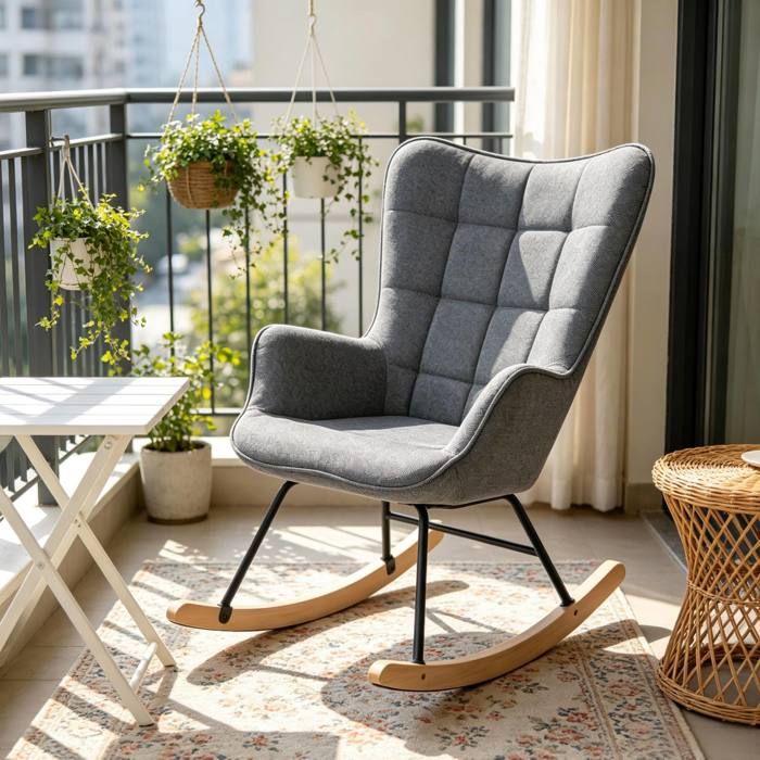Chaise lecture ergonomique à dossier haut fauteuil TV élégant et chaise lounge pour détente optimale