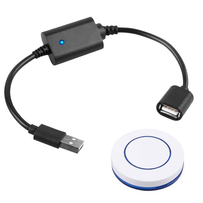 Télécommande et interrupteur USB DC 5 V télécommande sans fil interrupteur USB pour petite veilleuse ventilateur bande lumine