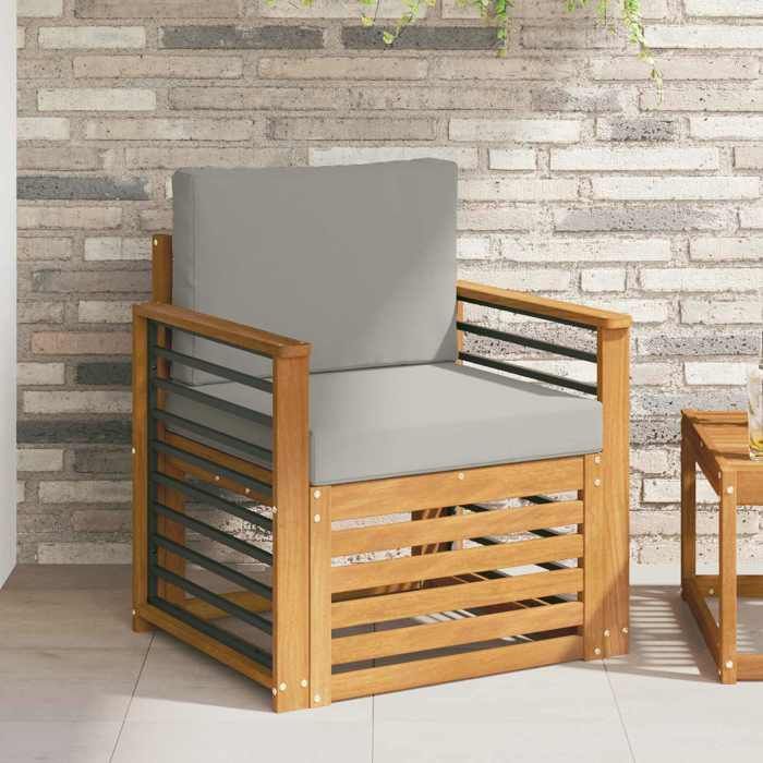 Marron Ensemble de canapés dextérieur - Siège de balcon LV63920