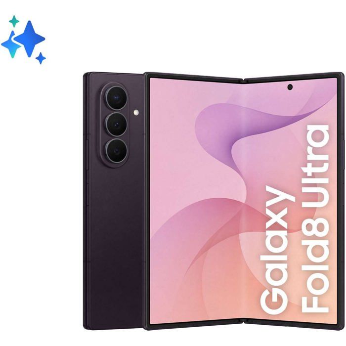 Smartphone pliable Samsung Galaxy Fold 8 Ultra 12 Go de RAM de stockage