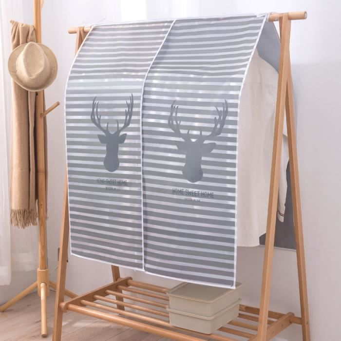 Housse Vêtements Suspendue 110x60cm - Respirante Et Anti-poussière - Pour Rangement Placard Ou Voyage